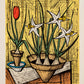 Fleurs Sur la Table by Bernard Buffet - Mourlot Editions - Fine_Art - Poster - Lithograph - Wall Art - Vintage - Prints - Original