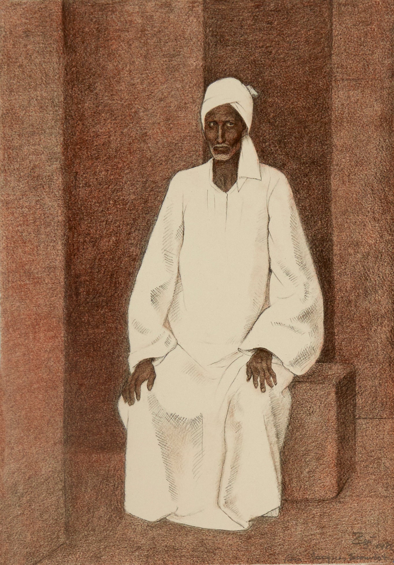 Impressions of Egypt by Francisco Zuniga - Mourlot Editions - Fine_Art - Poster - Lithograph - Wall Art - Vintage - Prints - Original