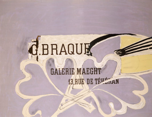 La Palette au Fond Gris - Galerie Maeght (after) Georges Braque, 1952 - Mourlot Editions - Fine_Art - Poster - Lithograph - Wall Art - Vintage - Prints - Original