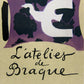 L'atelier- Musee du Louvre by Georges Braque, 1961 - Mourlot Editions - Fine_Art - Poster - Lithograph - Wall Art - Vintage - Prints - Original
