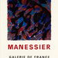Galerie de France, Paris by Alfred Manessier, 1966 - Mourlot Editions - Fine_Art - Poster - Lithograph - Wall Art - Vintage - Prints - Original