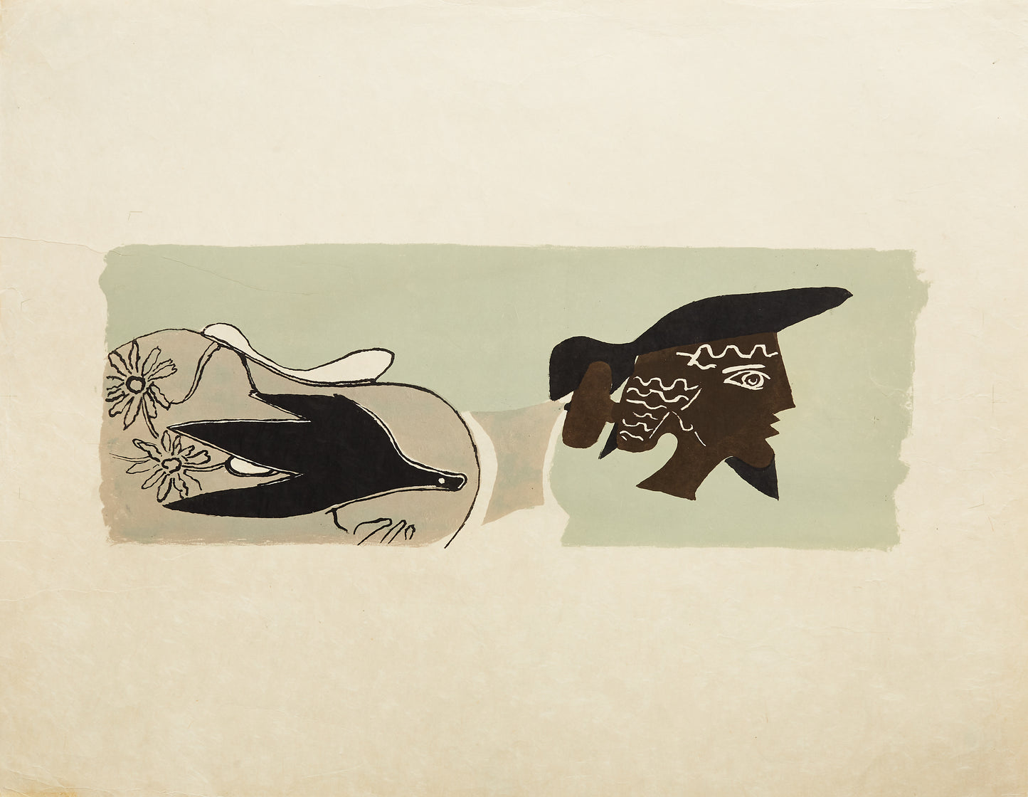 Le Poete by Georges Braque - Mourlot Editions - Fine_Art - Poster - Lithograph - Wall Art - Vintage - Prints - Original