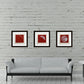 Moon Portraits - Full Moon - December 3, 2017 (Red) by Andy Gershon - Mourlot Editions - Fine_Art - Poster - Lithograph - Wall Art - Vintage - Prints - Original