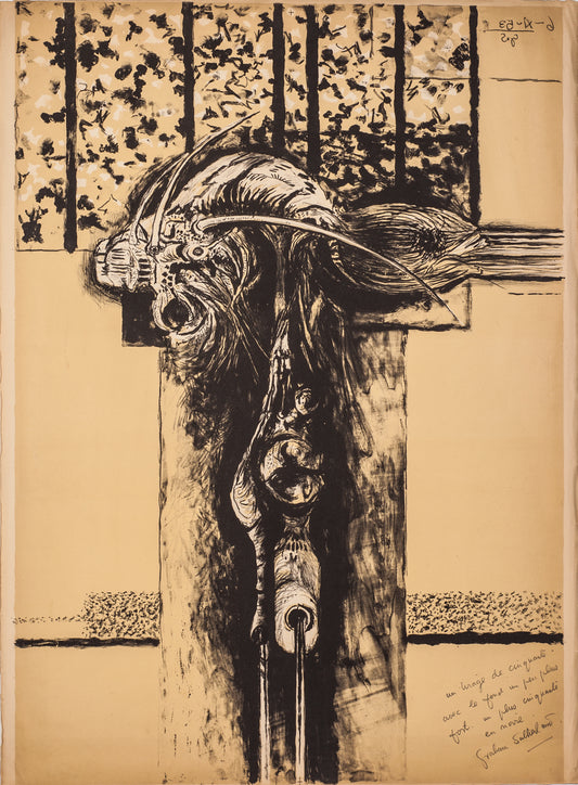 Predatory Form by Graham Sutherland - Mourlot Editions - Fine_Art - Poster - Lithograph - Wall Art - Vintage - Prints - Original