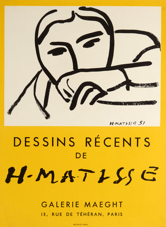 Dessins Récents by Henri Matisse - Mourlot Editions - Fine_Art - Poster - Lithograph - Wall Art - Vintage - Prints - Original