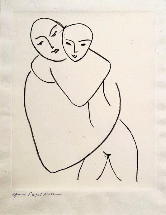 Vierge et Enfant by Henri Matisse - Mourlot Editions - Fine_Art - Poster - Lithograph - Wall Art - Vintage - Prints - Original