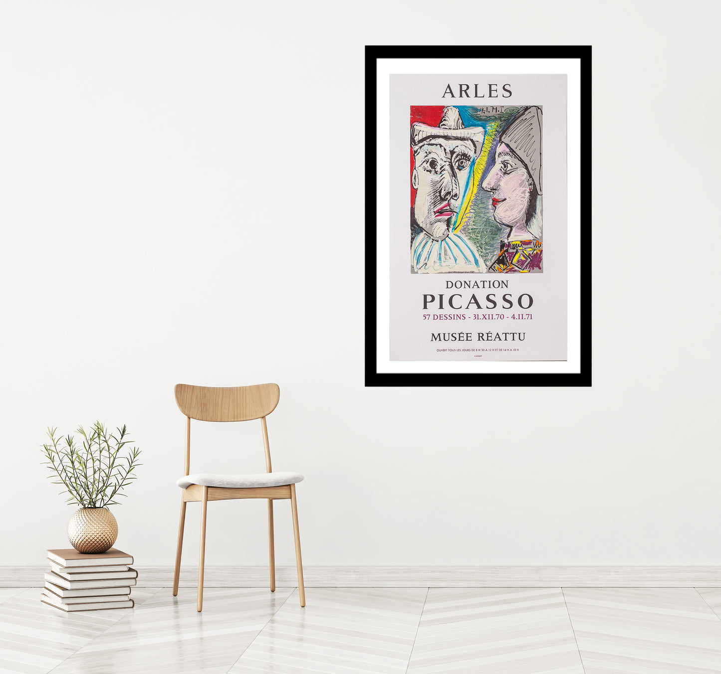 Musée Réattu, Arles by Pablo Picasso, 1970 - Mourlot Editions - Fine_Art - Poster - Lithograph - Wall Art - Vintage - Prints - Original