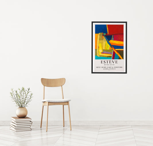 Metz-Musée D'Art & D'Histoire, œuvres 1950-1980 by Maurice Esteve - Mourlot Editions - Fine_Art - Poster - Lithograph - Wall Art - Vintage - Prints - Original