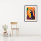 Dansande par. by Lennart Jirlow - Mourlot Editions - Fine_Art - Poster - Lithograph - Wall Art - Vintage - Prints - Original