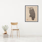 Owl, (No.2) by Ben Shahn, 1968 - Mourlot Editions - Fine_Art - Poster - Lithograph - Wall Art - Vintage - Prints - Original