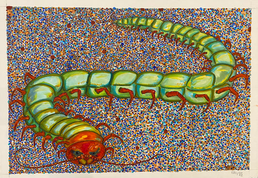 Millipede Reeves by Richard Lilley - Mourlot Editions - Fine_Art - Poster - Lithograph - Wall Art - Vintage - Prints - Original