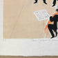 Quatuor - Original Lithograph by André Brasilier, 1986 - Mourlot Editions - Fine_Art - Poster - Lithograph - Wall Art - Vintage - Prints - Original
