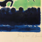 La Ronde des Chevaux de Cirque (Vert) by André Brasilier, 1970 - Mourlot Editions - Fine_Art - Poster - Lithograph - Wall Art - Vintage - Prints - Original