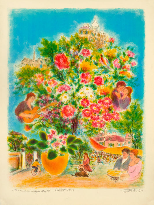 Tree of Life by Ira Moskowitz - Mourlot Editions - Fine_Art - Poster - Lithograph - Wall Art - Vintage - Prints - Original