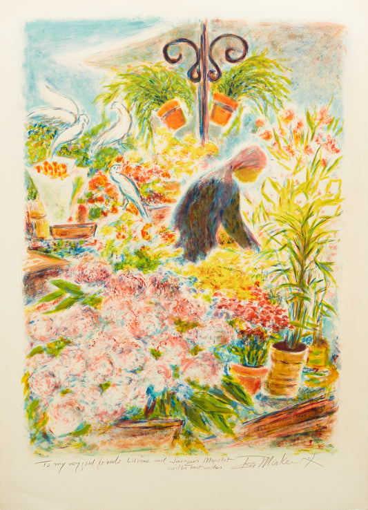Untitled by Ira Moskowitz - Mourlot Editions - Fine_Art - Poster - Lithograph - Wall Art - Vintage - Prints - Original