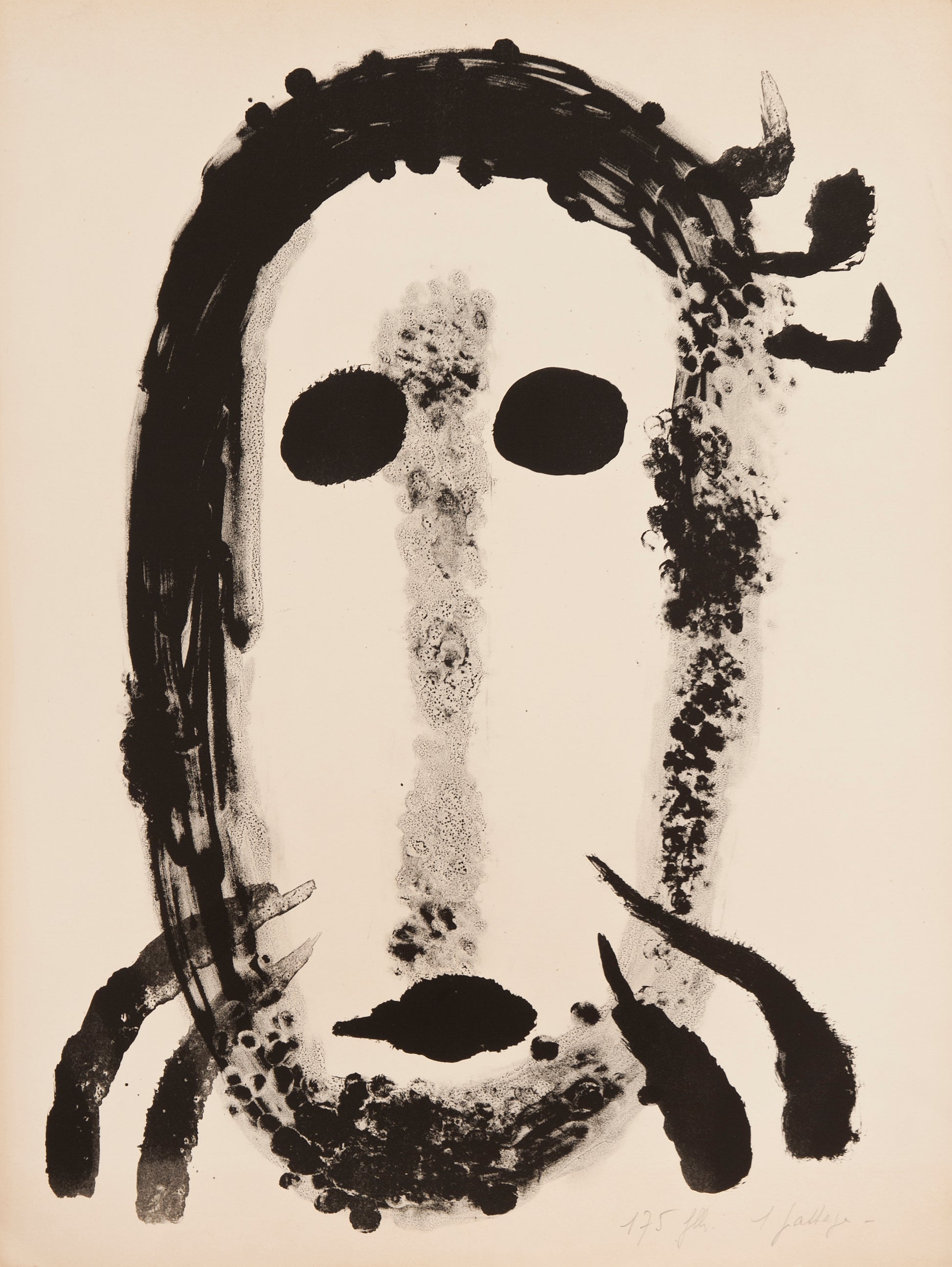 Album 19, Plate One by Joan Miro - Mourlot Editions - Fine_Art - Poster - Lithograph - Wall Art - Vintage - Prints - Original