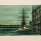 Le Bateau Ecole a Venise by Jean Carzou - Mourlot Editions - Fine_Art - Poster - Lithograph - Wall Art - Vintage - Prints - Original