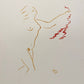Nu au Voile - by Jean Cocteau, 1956 / 1975 - Mourlot Editions - Fine_Art - Poster - Lithograph - Wall Art - Vintage - Prints - Original