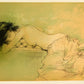 Sleeping Woman by Jean Jansem - Mourlot Editions - Fine_Art - Poster - Lithograph - Wall Art - Vintage - Prints - Original