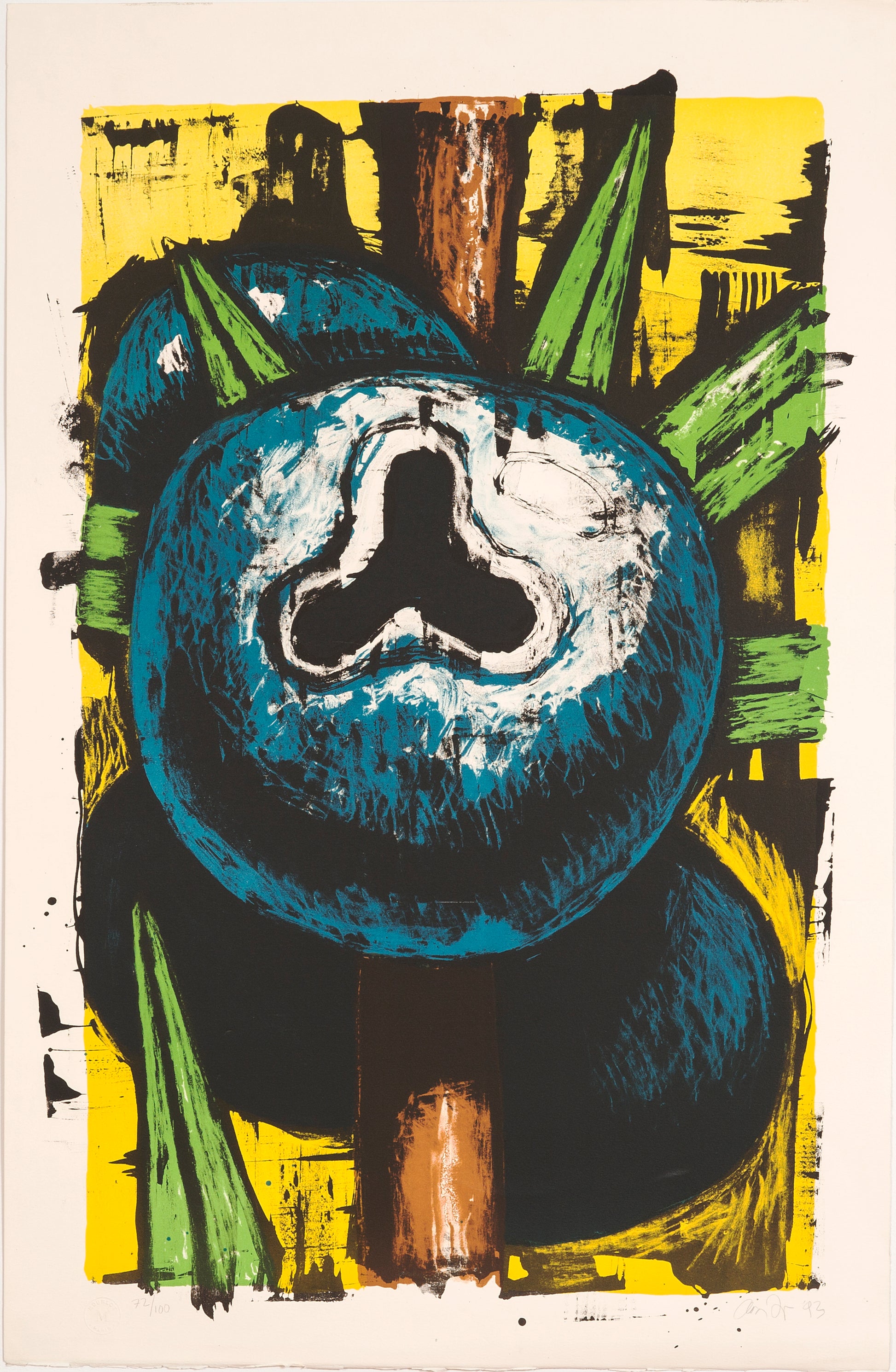 Juniper Berry by Aaron Fink, 1993 - Mourlot Editions - Fine_Art - Poster - Lithograph - Wall Art - Vintage - Prints - Original