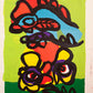 Hommage à Mourlot by Karel Appel (with gouache), 1975 - Mourlot Editions - Fine_Art - Poster - Lithograph - Wall Art - Vintage - Prints - Original
