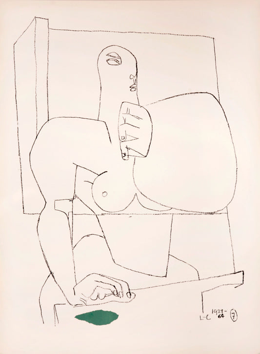 Athlete 7 by Le Corbusier - Mourlot Editions - Fine_Art - Poster - Lithograph - Wall Art - Vintage - Prints - Original