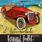 L'Automobile by Bernard Buffet, 1985 - Mourlot Editions - Fine_Art - Poster - Lithograph - Wall Art - Vintage - Prints - Original