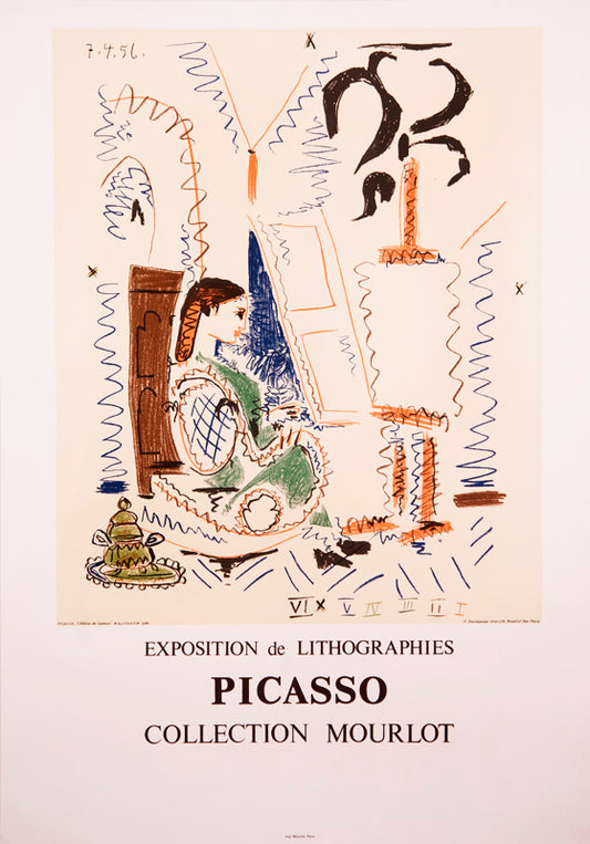 L'atelier de Cannes - Collection Mourlot (after) Pablo Picasso, 1988 - Mourlot Editions - Fine_Art - Poster - Lithograph - Wall Art - Vintage - Prints - Original