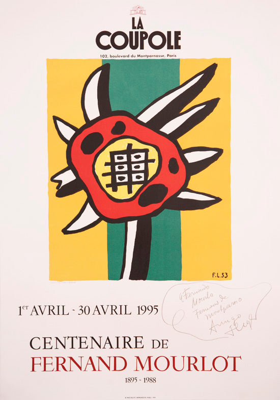 La Coupole - Centenaire de Mourlot by Fernand Leger, 1995 - Mourlot Editions - Fine_Art - Poster - Lithograph - Wall Art - Vintage - Prints - Original