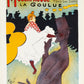 Moulin Rouge, La Goulue by Henri de Toulouse-Lautrec, 1955 - Mourlot Editions - Fine_Art - Poster - Lithograph - Wall Art - Vintage - Prints - Original