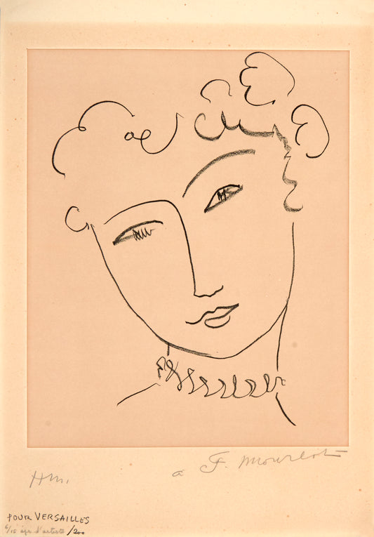 La Pompadour by Henri Matisse - Mourlot Editions - Fine_Art - Poster - Lithograph - Wall Art - Vintage - Prints - Original