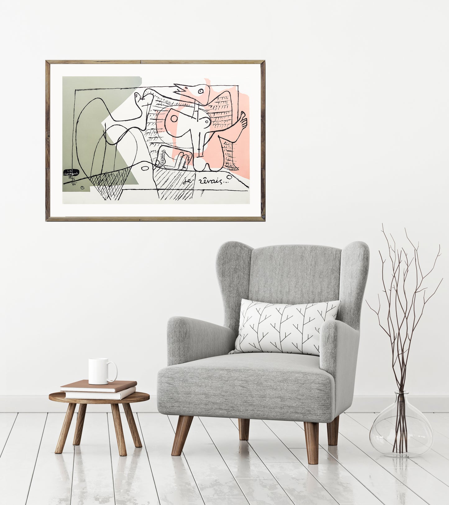 Je Révais by Le Corbusier, 1962 - Mourlot Editions - Fine_Art - Poster - Lithograph - Wall Art - Vintage - Prints - Original