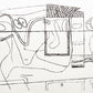 Abraca (B&W) by Le Corbusier, 1962 - Mourlot Editions - Fine_Art - Poster - Lithograph - Wall Art - Vintage - Prints - Original