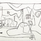 Trois Verres d'aperitif (B&W) by Le Corbusier, 1962 - Mourlot Editions - Fine_Art - Poster - Lithograph - Wall Art - Vintage - Prints - Original