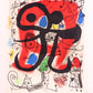Le Lézard aux plumes d'or, Hommage à Fernand Mourlot by Joan Miro, 1990 - Mourlot Editions - Fine_Art - Poster - Lithograph - Wall Art - Vintage - Prints - Original