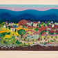 Da blå bergen by Lennart Jirlow - Mourlot Editions - Fine_Art - Poster - Lithograph - Wall Art - Vintage - Prints - Original