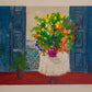 Fönstret med blombukett by Lennart Jirlow - Mourlot Editions - Fine_Art - Poster - Lithograph - Wall Art - Vintage - Prints - Original