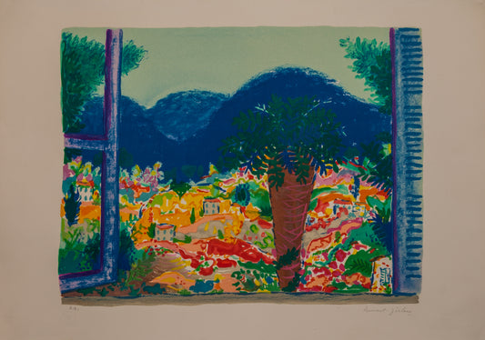 Landskap, Provence by Lennart Jirlow - Mourlot Editions - Fine_Art - Poster - Lithograph - Wall Art - Vintage - Prints - Original