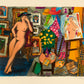 Nude Model by Lennart Jirlow - Mourlot Editions - Fine_Art - Poster - Lithograph - Wall Art - Vintage - Prints - Original