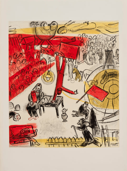 Les peintres Témoins de leur Temps - before lettering (after) Marc Chagall, 1963 - Mourlot Editions - Fine_Art - Poster - Lithograph - Wall Art - Vintage - Prints - Original