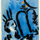 Moise - Reims - Musee des Beaux-Arts by Marc Chagall, 1960 - Mourlot Editions - Fine_Art - Poster - Lithograph - Wall Art - Vintage - Prints - Original
