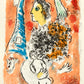 Offrande a la Tour Eiffel by Marc Chagall - Mourlot Editions - Fine_Art - Poster - Lithograph - Wall Art - Vintage - Prints - Original