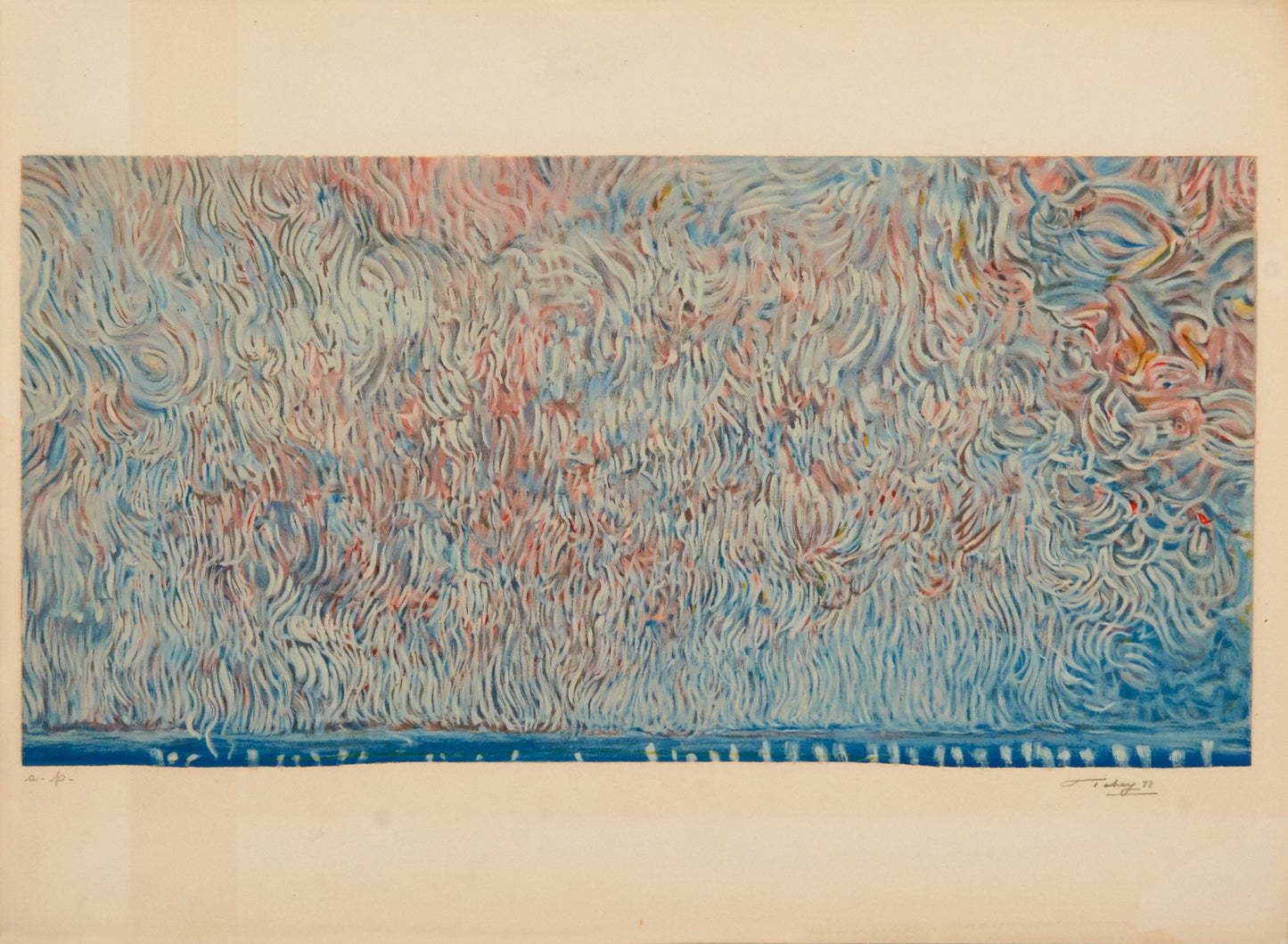 The Scroll of Liberty by Mark Tobey - Mourlot Editions - Fine_Art - Poster - Lithograph - Wall Art - Vintage - Prints - Original
