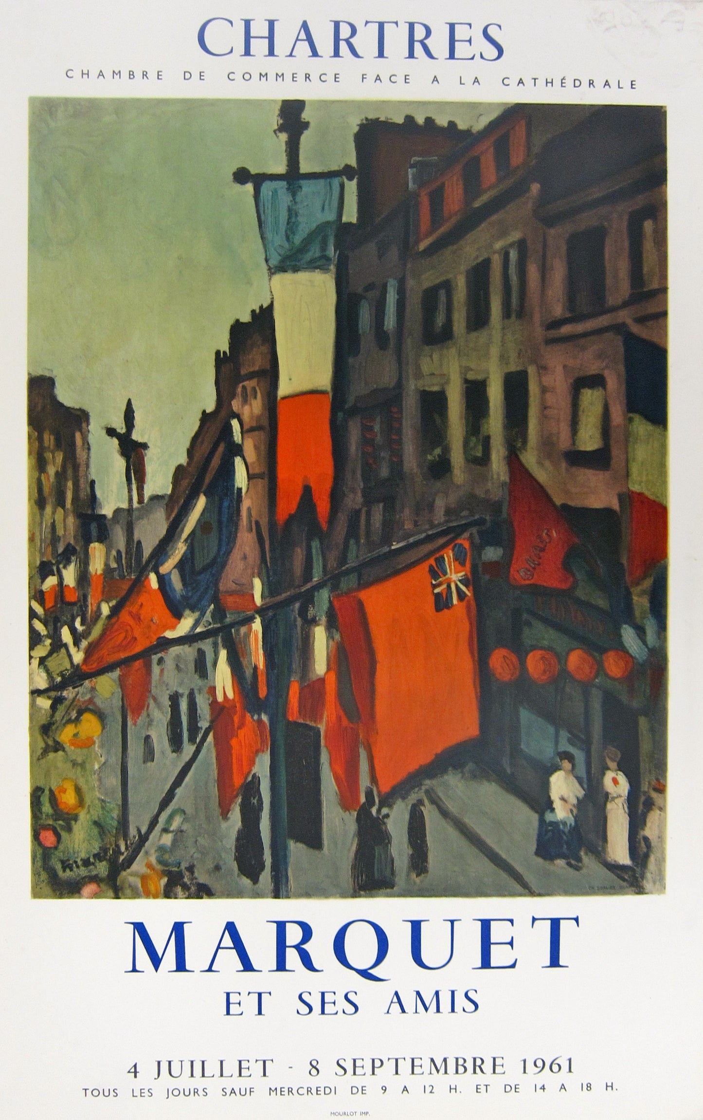 Marquet Et Ses Amis (after) Albert Marquet, 1961 - Mourlot Editions - Fine_Art - Poster - Lithograph - Wall Art - Vintage - Prints - Original