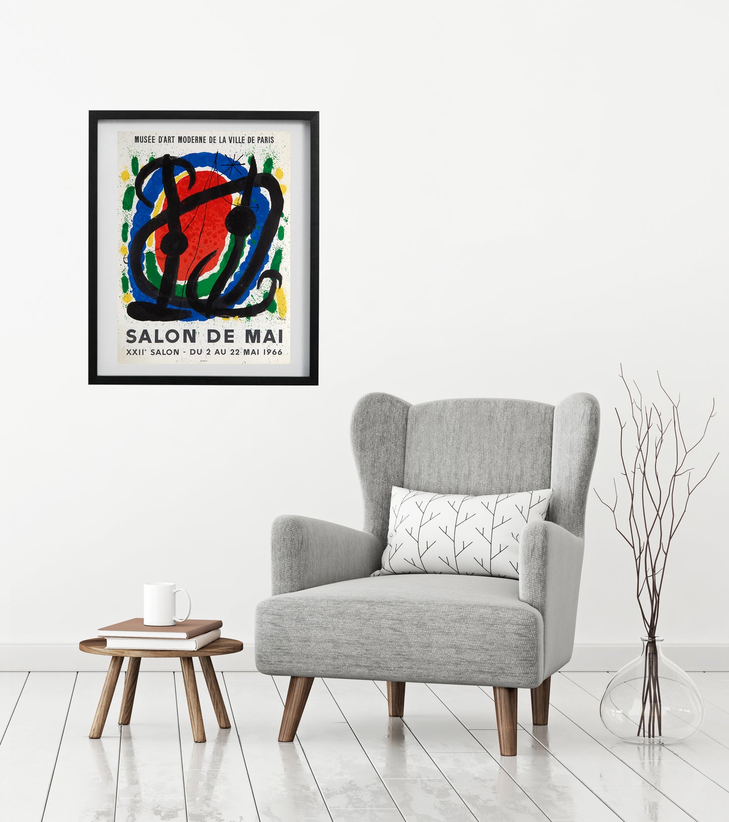 Salon de Mai by Joan Miro, 1966 - Mourlot Editions - Fine_Art - Poster - Lithograph - Wall Art - Vintage - Prints - Original