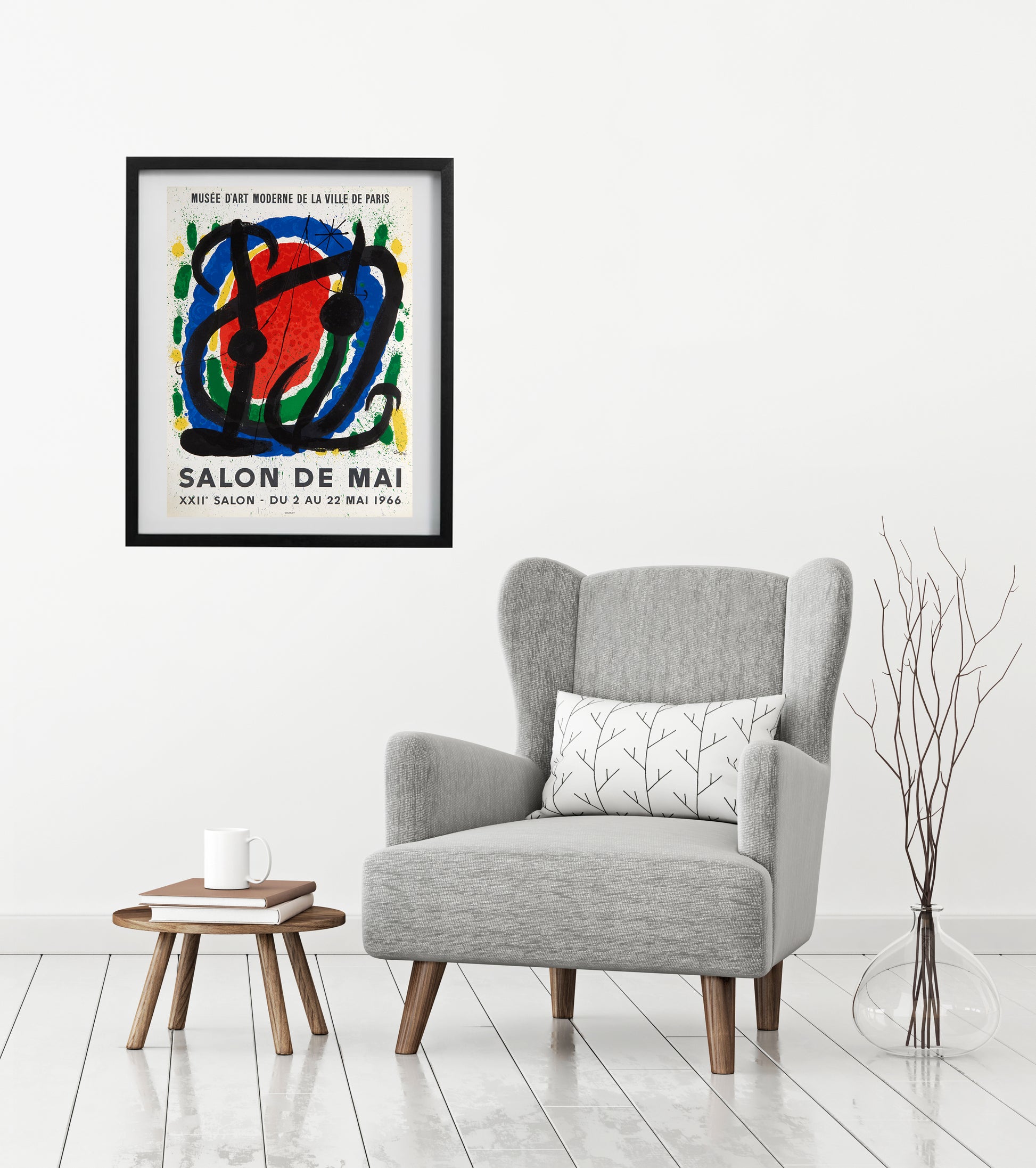 Salon de Mai by Joan Miro, 1966 - Mourlot Editions - Fine_Art - Poster - Lithograph - Wall Art - Vintage - Prints - Original