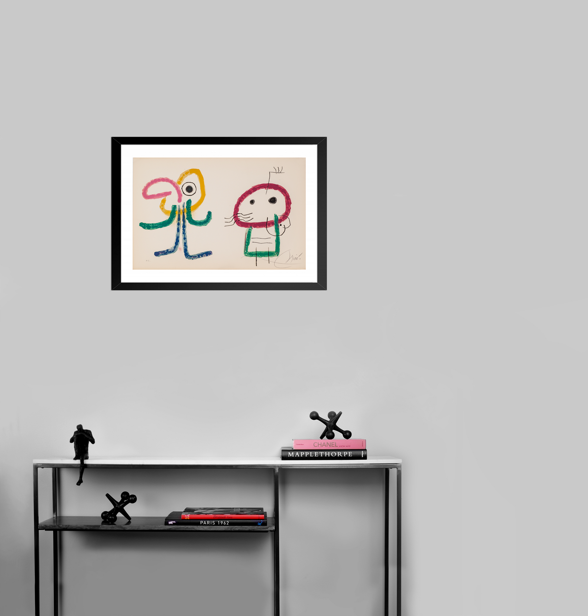 L'enfance d'Ubu plate 1007 by Joan Miro, 1975 - Mourlot Editions - Fine_Art - Poster - Lithograph - Wall Art - Vintage - Prints - Original