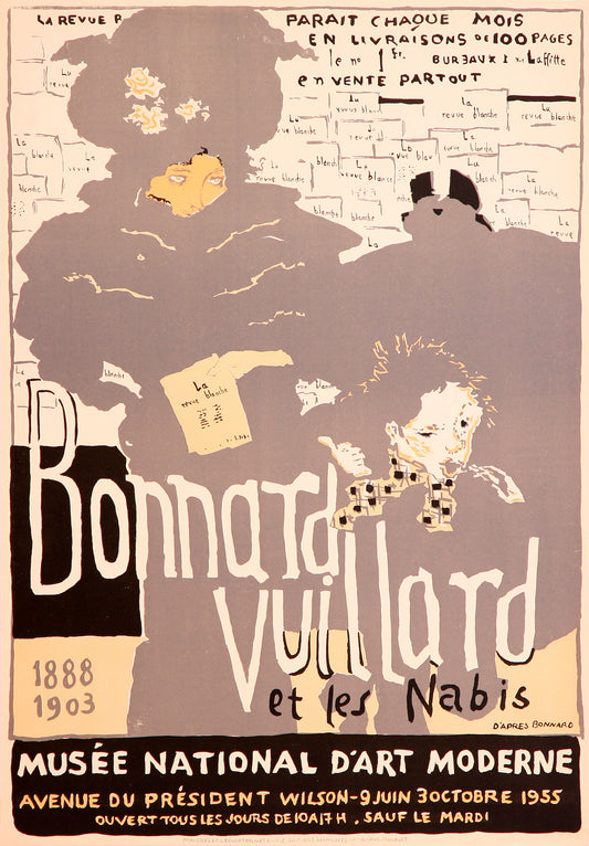 Bonnard Vuillard - Musée National D'Art Moderne (after) Pierre Bonnard, 1955 - Mourlot Editions - Fine_Art - Poster - Lithograph - Wall Art - Vintage - Prints - Original