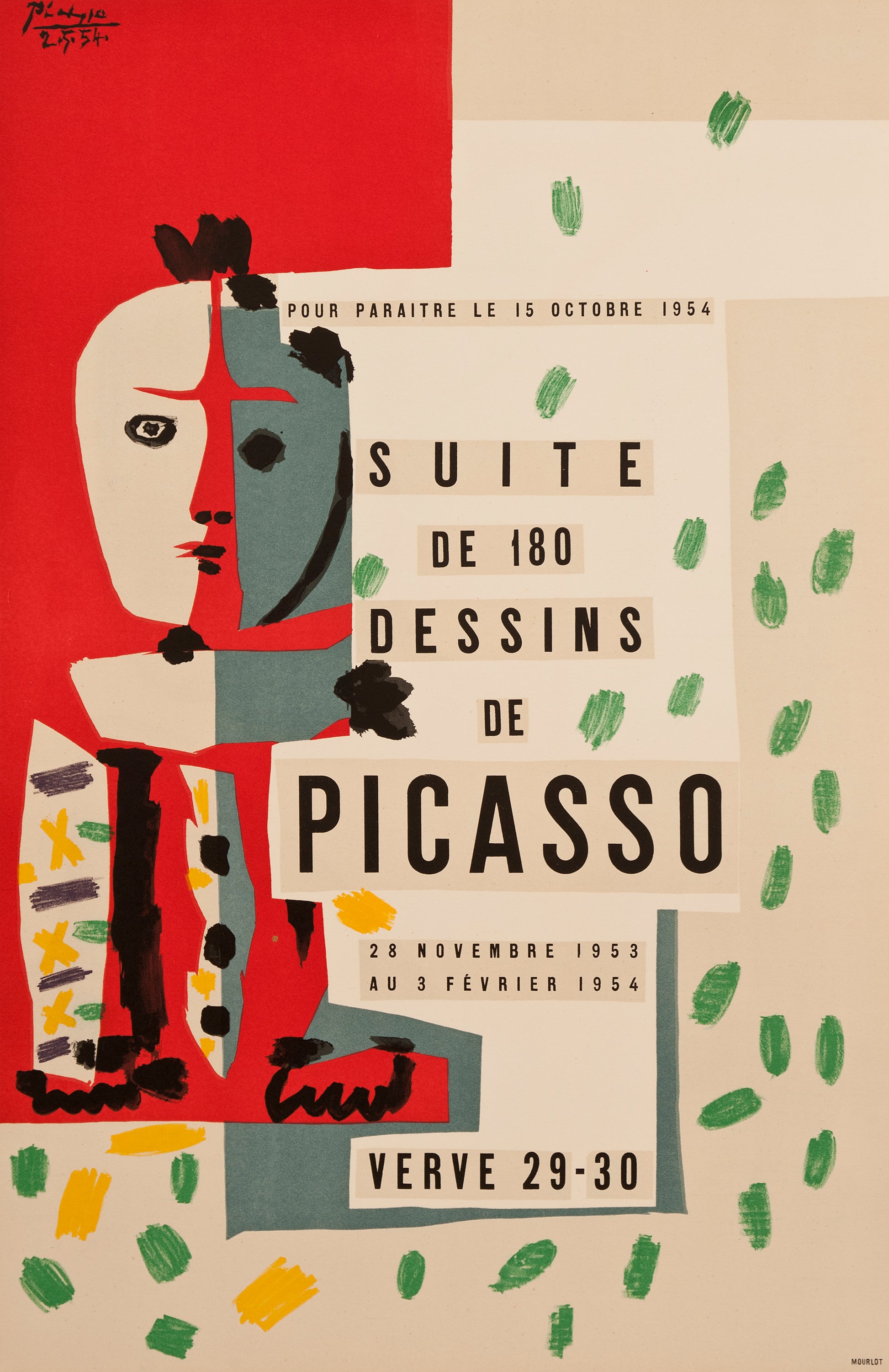 Suite de 180 Dessins de Picasso (after) Pablo Picasso, 1954 - Mourlot Editions - Fine_Art - Poster - Lithograph - Wall Art - Vintage - Prints - Original