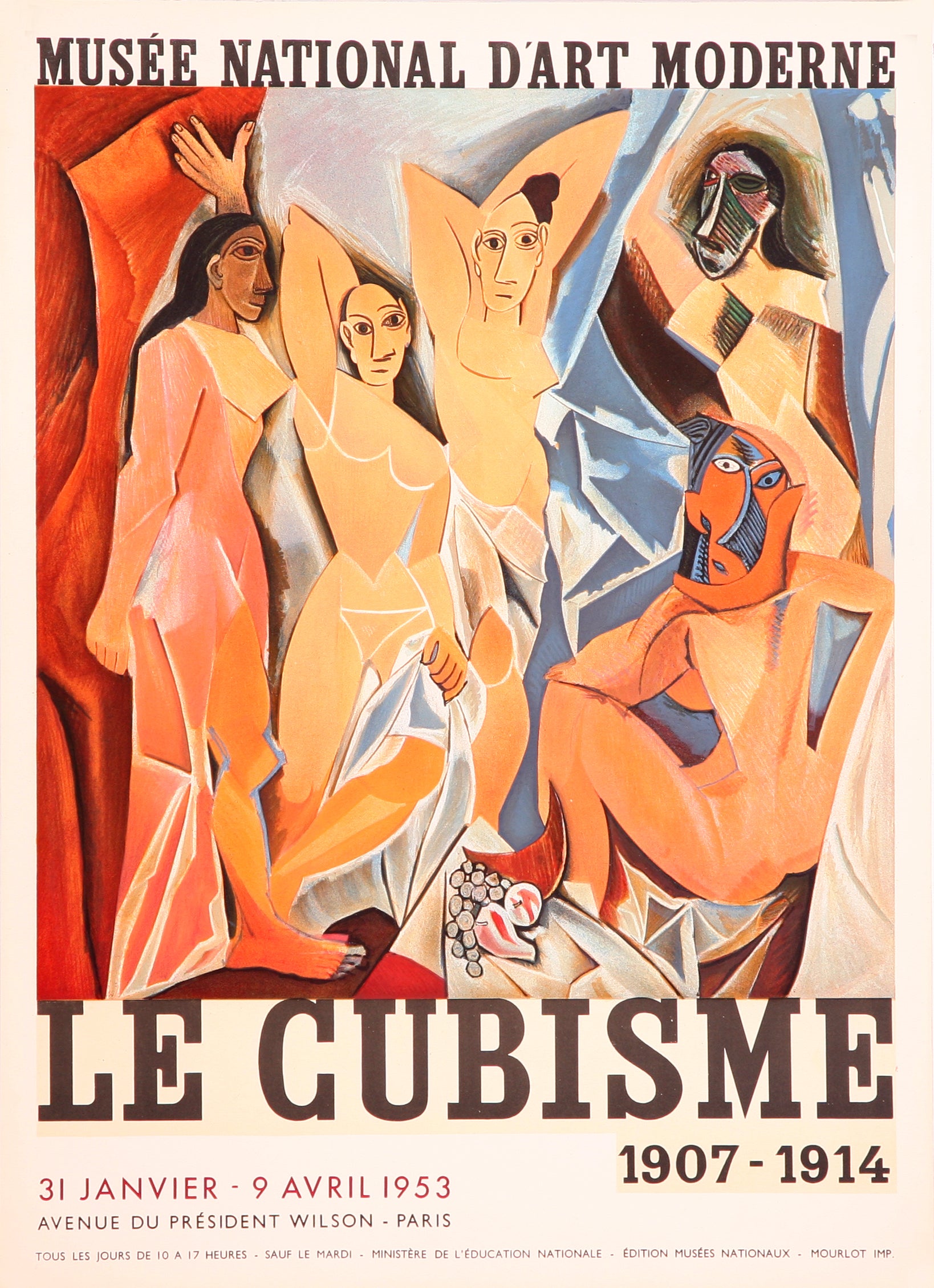 Le Cubisme (after) Pablo Picasso, 1953 - Mourlot Editions - Fine_Art - Poster - Lithograph - Wall Art - Vintage - Prints - Original